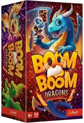 Trefl Boom Boom Smoki – spostrzegawcza gra karciana z brzęczykiem
