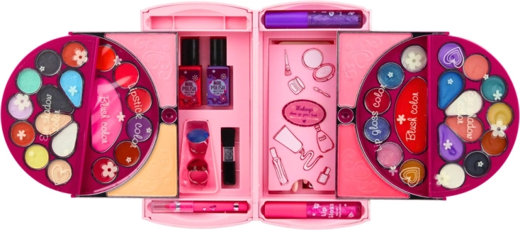 Składana paletka z przejrzystą organizacją