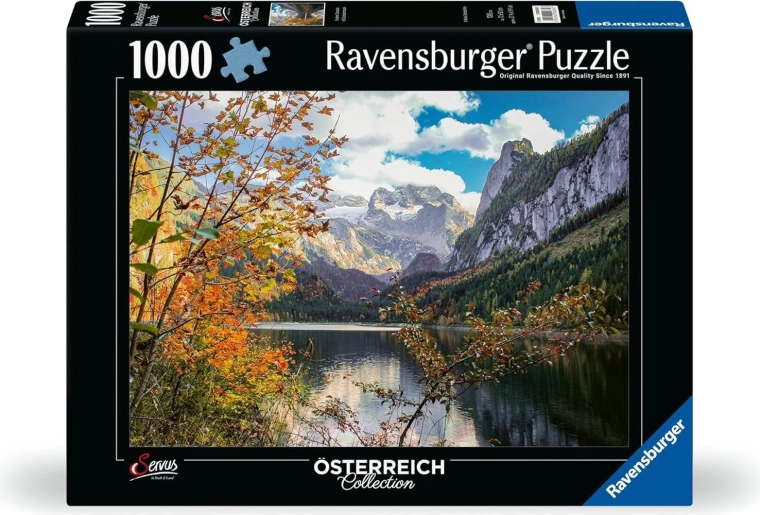 Puzzle Ravensburger jezioro Gosausee, Austria 1000 elementów