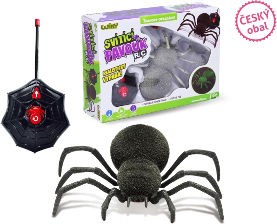 Świecący RC pająk 20 cm