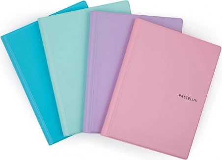 Notes A5 Pastelini z plastikową okładką
