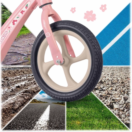 Nieprzebijalne 12" koła EVA – wygoda bez konserwacji