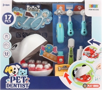 Dziecięcy zestaw dentystyczny z pieskiem