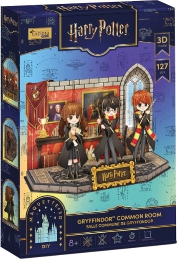 Cubic Fun Harry Potter pokój wspólny Gryffindoru 3D puzzle