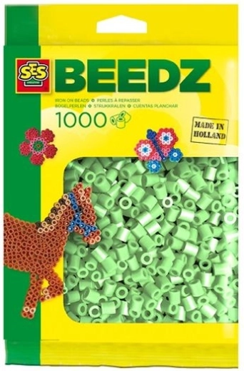 SES Creative koraliki do prasowania jasnozielone 1000 szt.