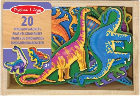 Magnesy z dinozaurami – 20 szt.