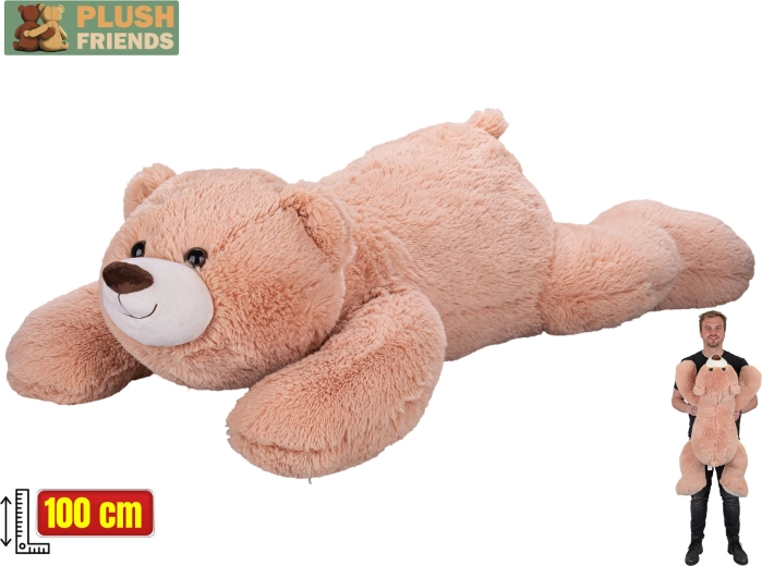 Pluszowy miś Plush Friends 100 cm leżący