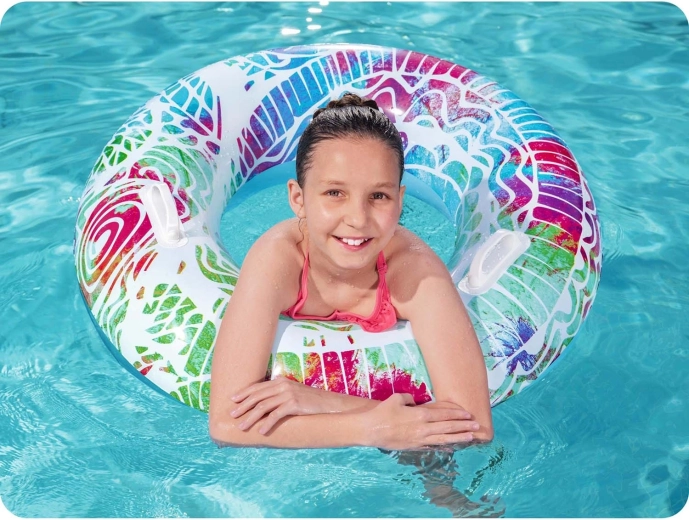 Duża średnica 91 cm dla wygodnego relaksu