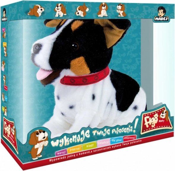 Figo interaktywny maskot Jack Russell Terrier pies reagujący na komendy