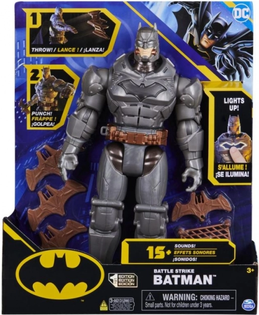 Figurka akcji Batman z bronią do wystrzeliwania
