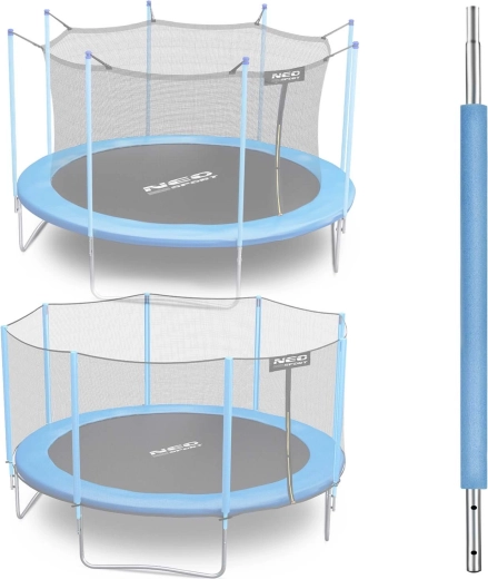Neo-Sport dolna część słupka do trampoliny 8–15 ft niebieska (do siatki zewnętrznej i wewnętrznej)