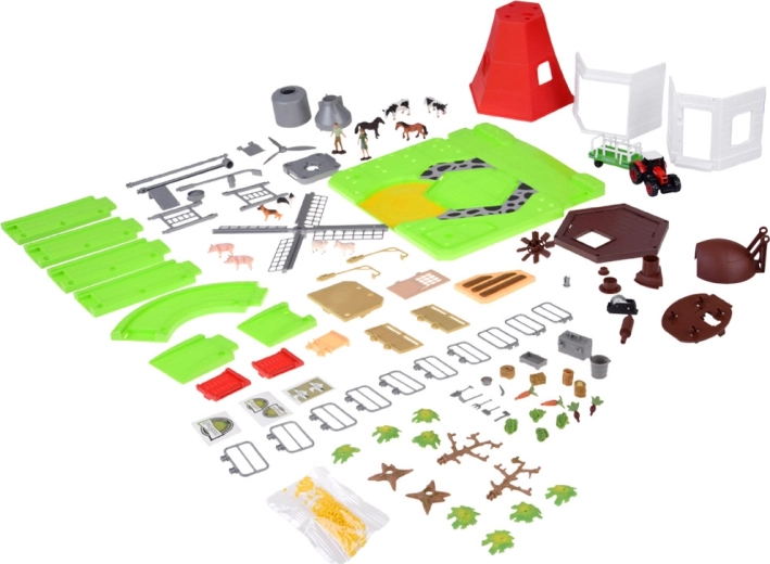 Traktor, silo i bogate akcesoria