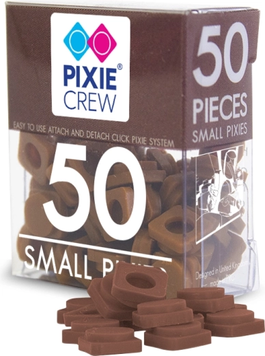 Pixie Crew małe silikonowe piksele brązowe