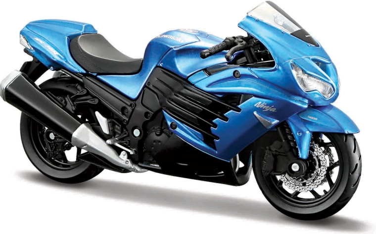 Maisto motocykl Kawasaki Ninja ZX-14R niebieski 1:18