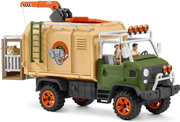 Schleich Wild Life duży pojazd ratunkowy dla zwierząt