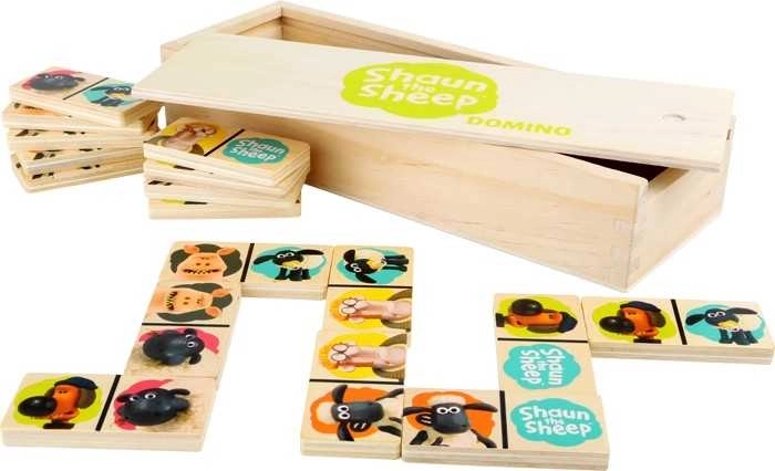 Drewniane domino Owca Shaun
