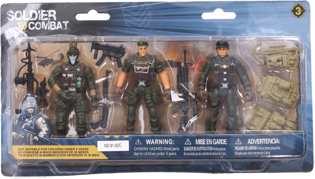 Zestaw figurek żołnierzy 11 cm