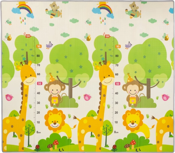 Chipolino dziecięca mata do zabawy Dżungla 113 × 113 cm