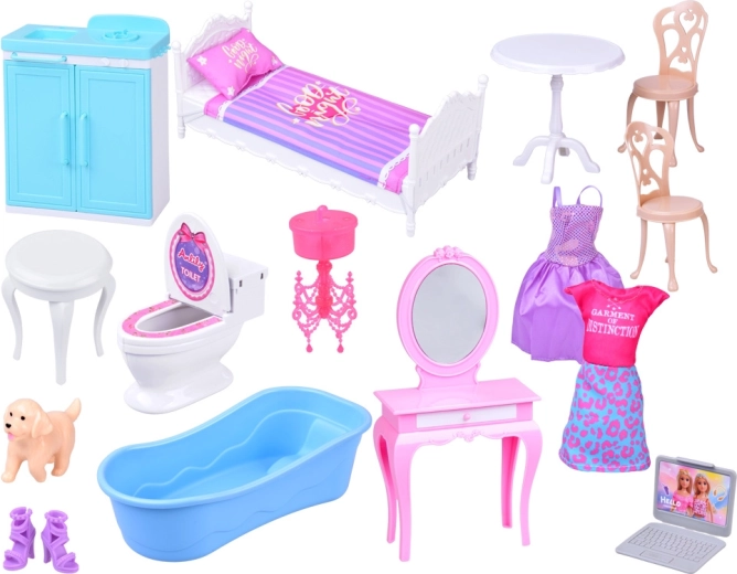 Kuferek z bogatymi akcesoriami