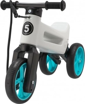 Jeździk Funny Wheels Rider SuperSport 2w1 z paskiem – Turkus