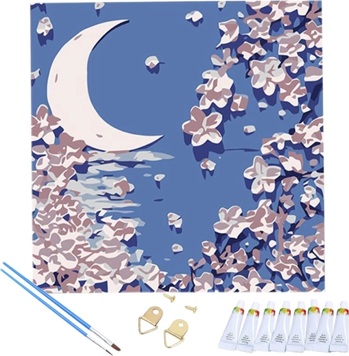 Wszystko w jednym pudełku: płótno, farby i pędzle