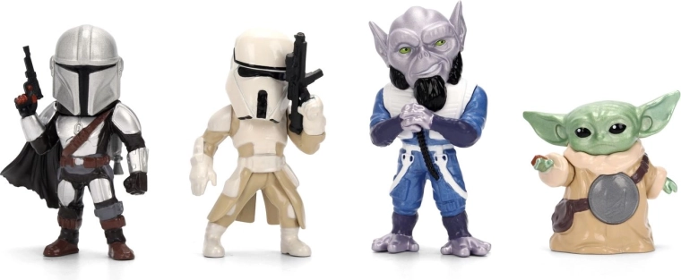 Czterech bohaterów z The Mandalorian
