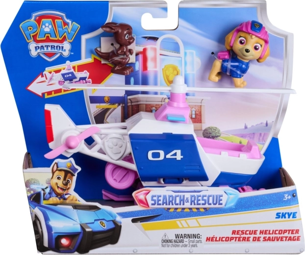 Psi Patrol helikopter ratunkowy Skye z figurkami