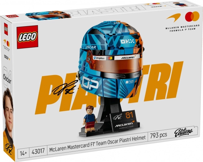 LEGO Kask Oscara Piastriego McLaren Mastercard F1 Team