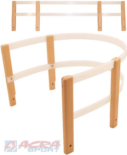 Oparcie do sanek ACRA drewniane U – 1 szt.