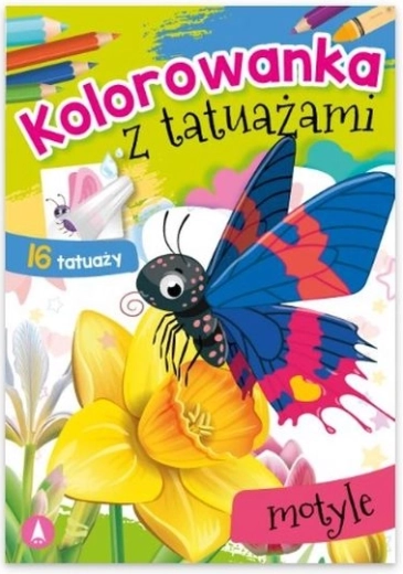 Tatuaże z motylami – kolorowanki i zmywalne tatuaże