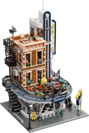 Ikoniczny zakątek miasta do ekspozycji