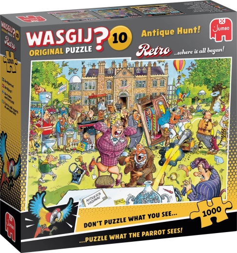 Jumbo Wasgij Retro Original 10: Polowanie na antyki! puzzle 1000 elementów