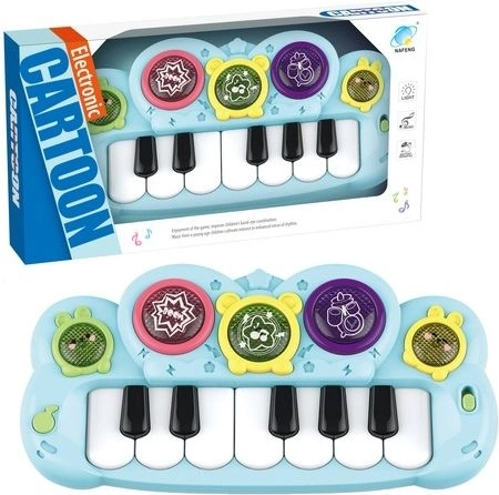 Niebieskie dziecięce pianinko