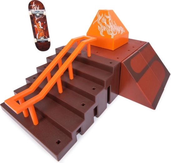 Schody, poręcz i rampy typu wedge do grindów i slidów