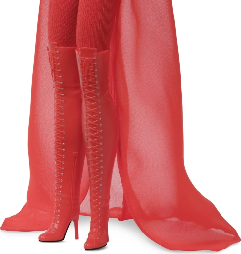 Kozaki za kolano ze sznurowaniem