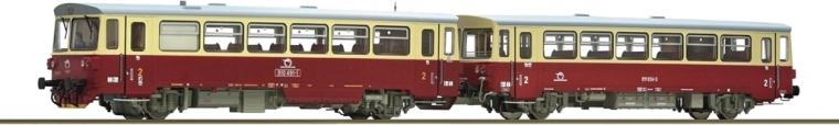 Roco spalinowy wagon motorowy 810 491-1 z wagonem doczepnym ZSSK H0