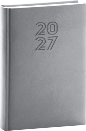 Notique dzienny terminarz Aprint 2027 szary 15 × 21 cm