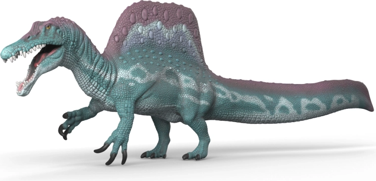 Imponujący grzbietowy „żagiel” Spinozaura