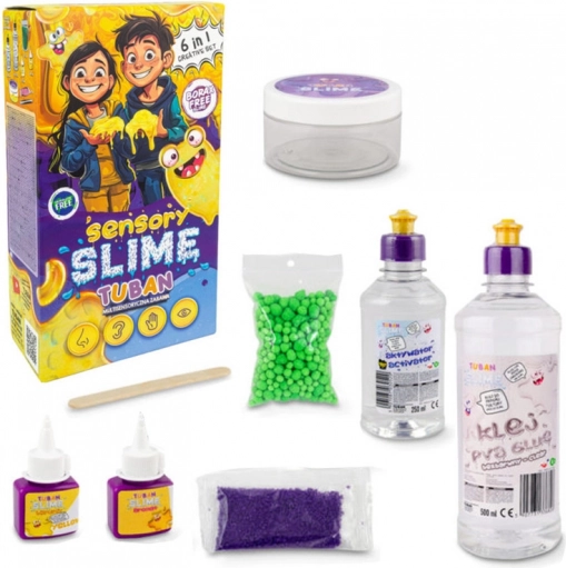 Tuban Kreatywny Zestaw Slime do Zabaw Sensorycznych 6w1