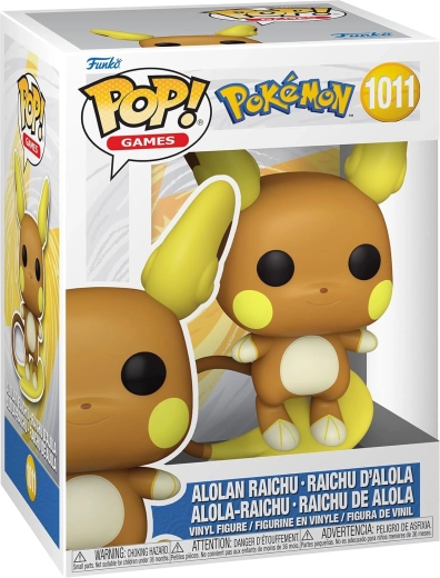 Funko Pop! Games Pokémon - Alolan Raichu #1011 - 1 szt.