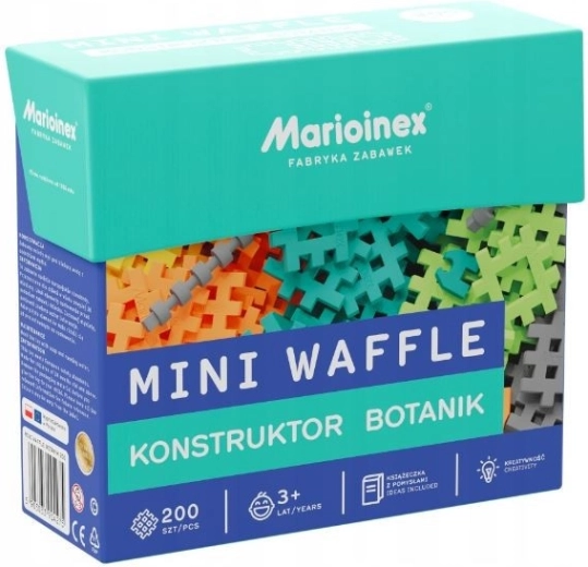 Mini klocki waflowe – Konstruktor Botanik, 200 sztuk
