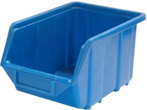 Pojemnik magazynowy skośny 9 kg, 240 × 155 × 125 mm, plastik