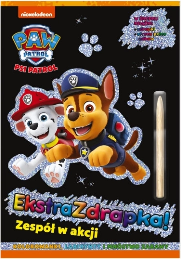 Psi Patrol – ekstra książka do drapania: Drużyna w akcji