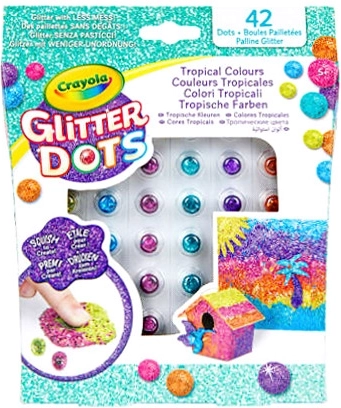 Crayola Glitter Dots – brokatowe kuleczki do kreatywnego tworzenia