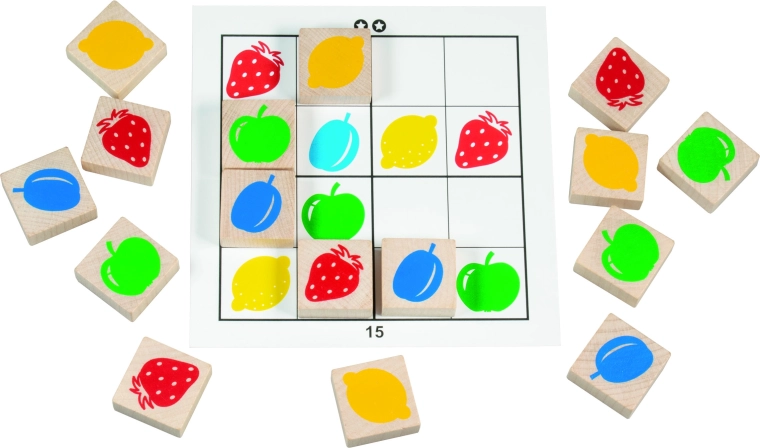 Logiczna siatka 4×4 bez powtórzeń