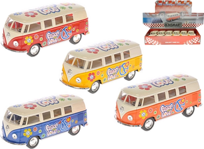 Kinsmart metalowy model Volkswagen Classical Bus 1962 1:32 13 cm
