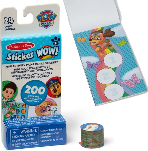 Melissa & Doug Sticker Wow zestaw uzupełniający naklejek Psi Patrol (200 szt.)
