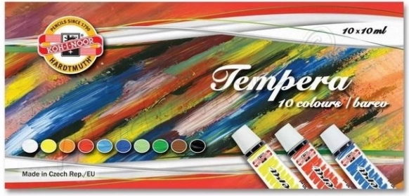 Farby temperowe 10×10 ml KOH-I-NOOR