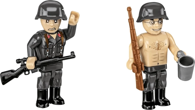 Figurki artylerzystów z akcesoriami