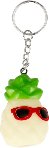 Zabawny design ananasa w okularach